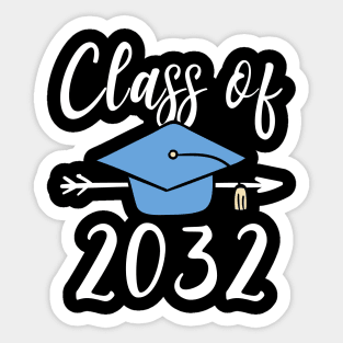 Class Of 2032 Senior Graduation Sticker